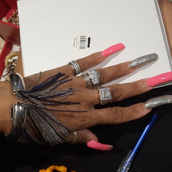 SEXXXY NAUGHTY TASSLE DANGLE BANGLE BRACELET - Picture 2 of 5